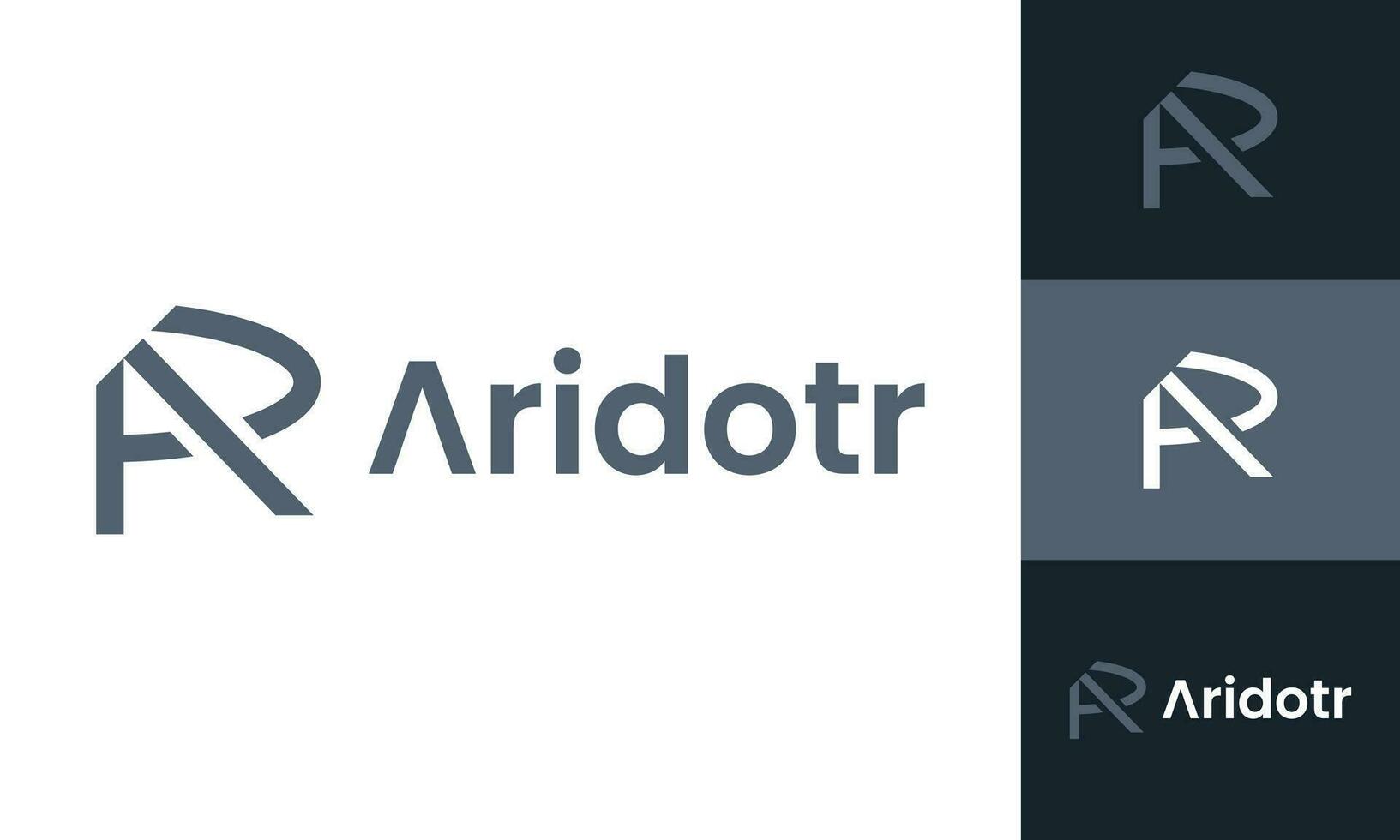 monograma carta ar o negócio logotipo Projeto vetor