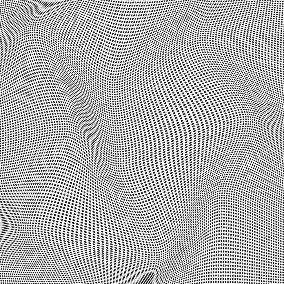 abstrato pequeno polca ponto rede onda padronizar. vetor