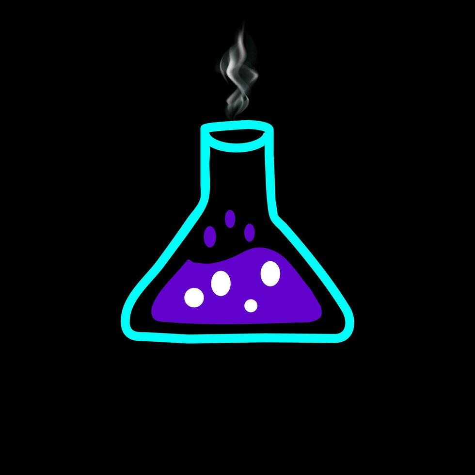 laboratório recurso garrafa logotipo Projeto vetor