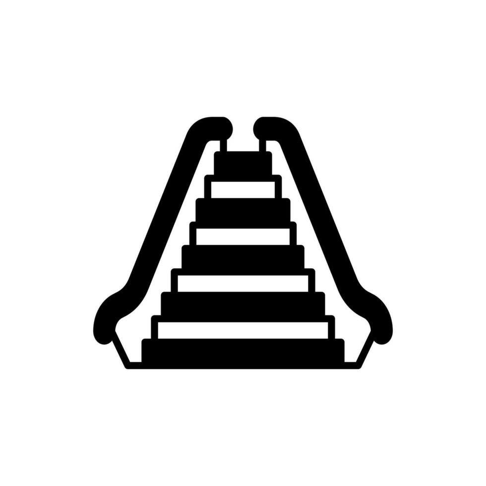 escada rolanteescada rolante ícone dentro vetor. ilustração vetor