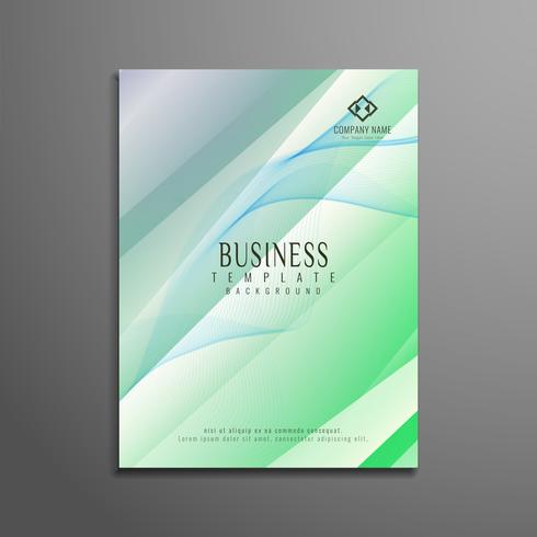 Brochura moderna de negócios abstrato colorido polígono vetor
