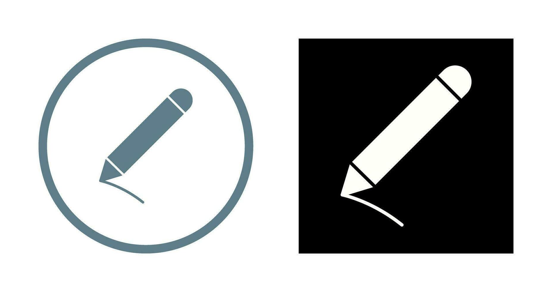 ícone de vetor de lápis