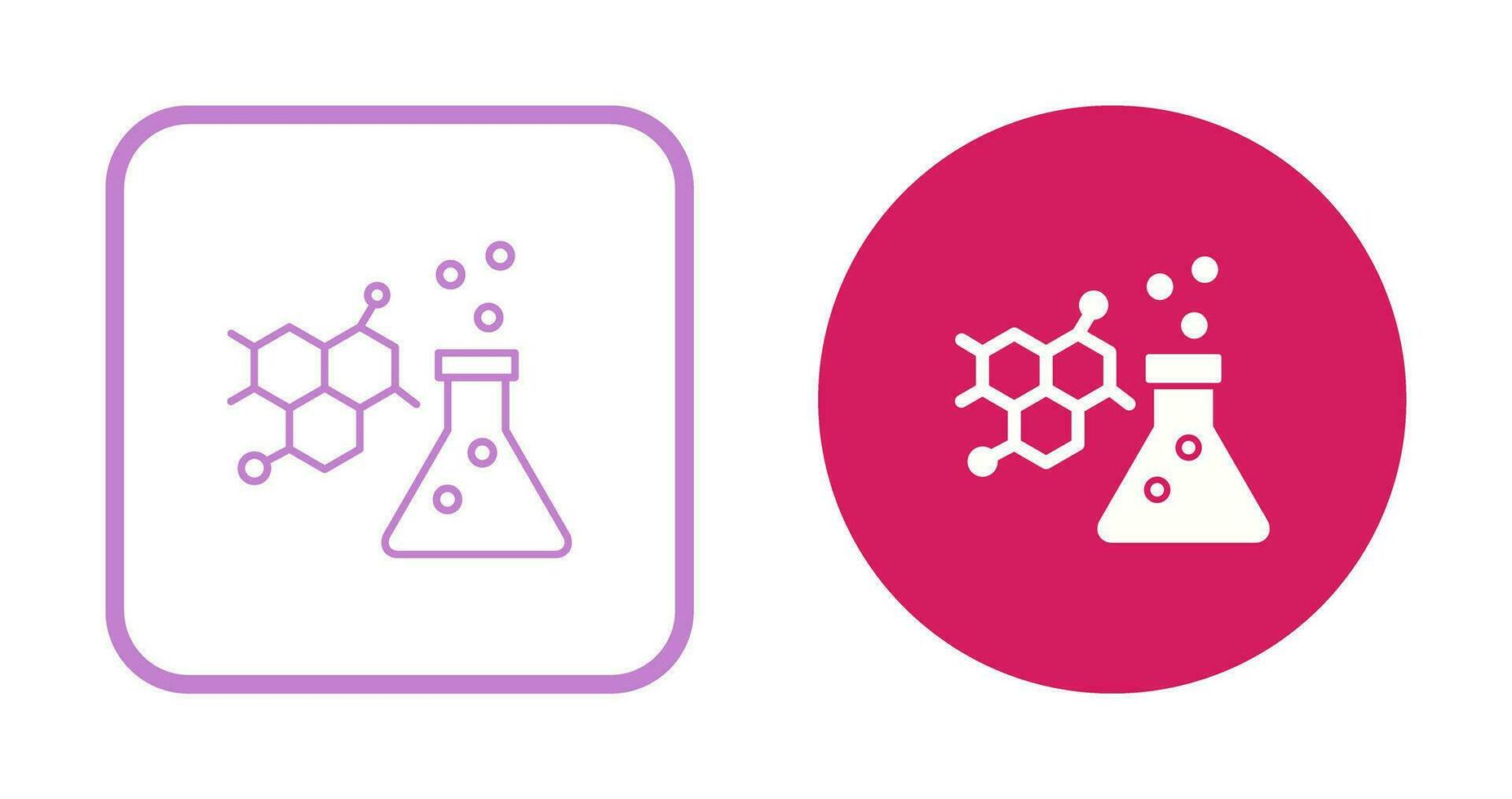 ícone de vetor de química