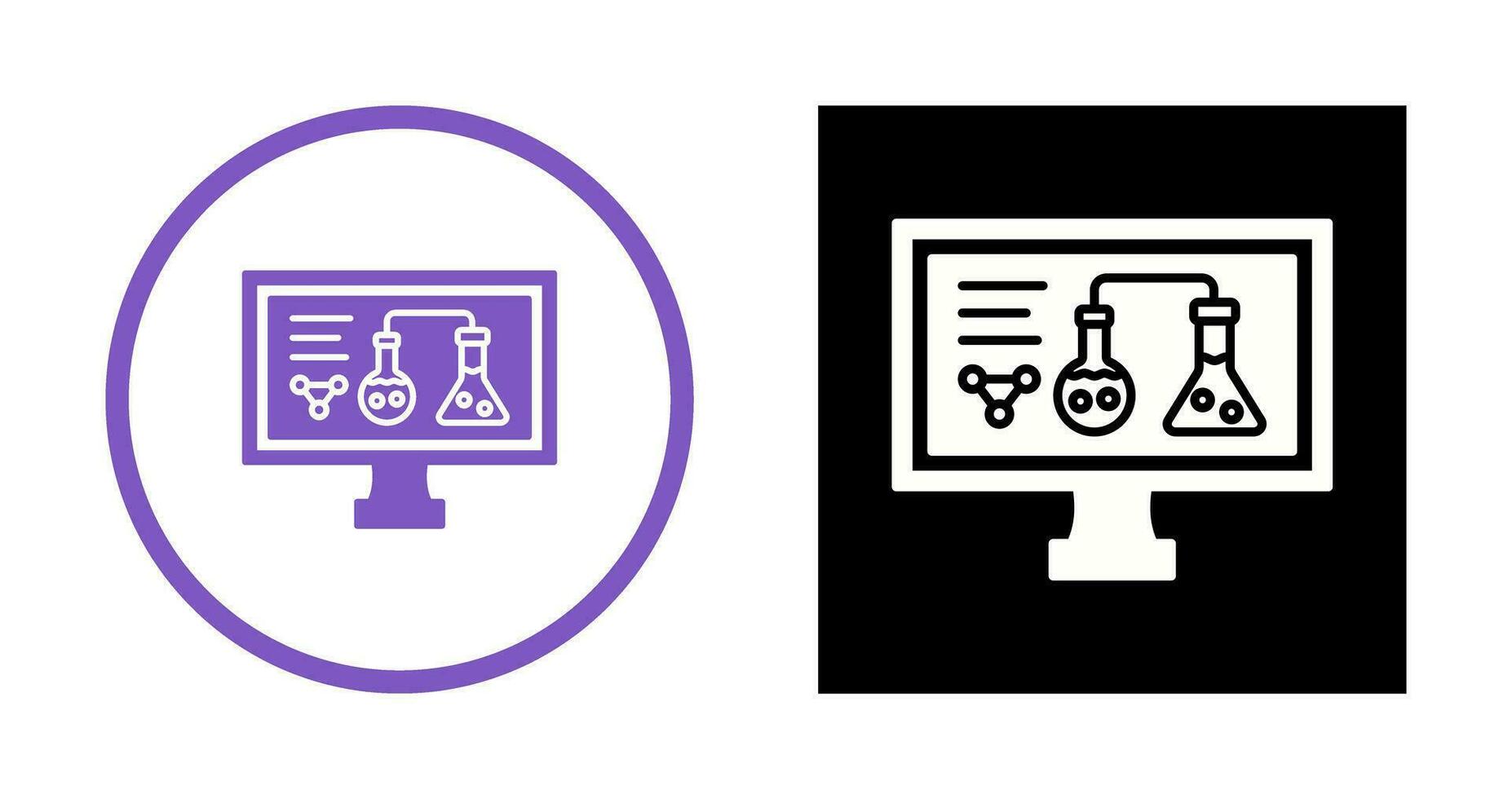 ícone de vetor de experimento