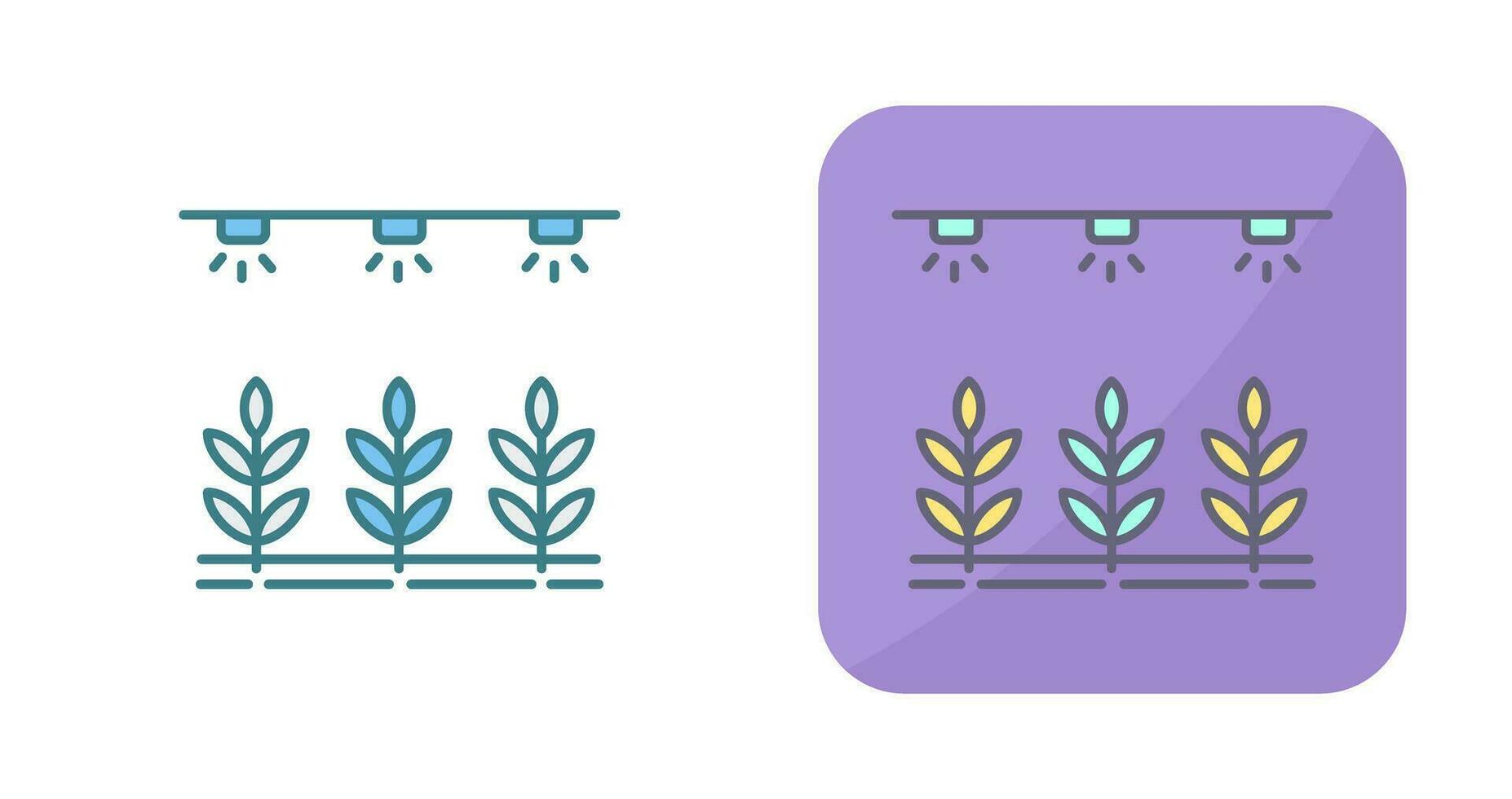 ícone do vetor do sistema de irrigação