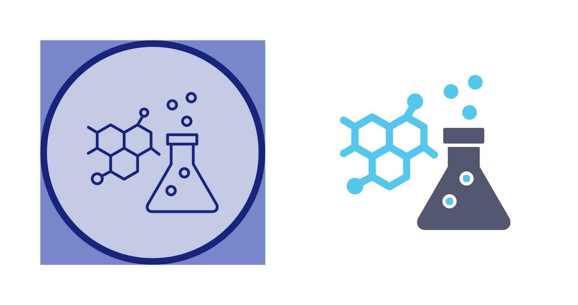 ícone de vetor de química