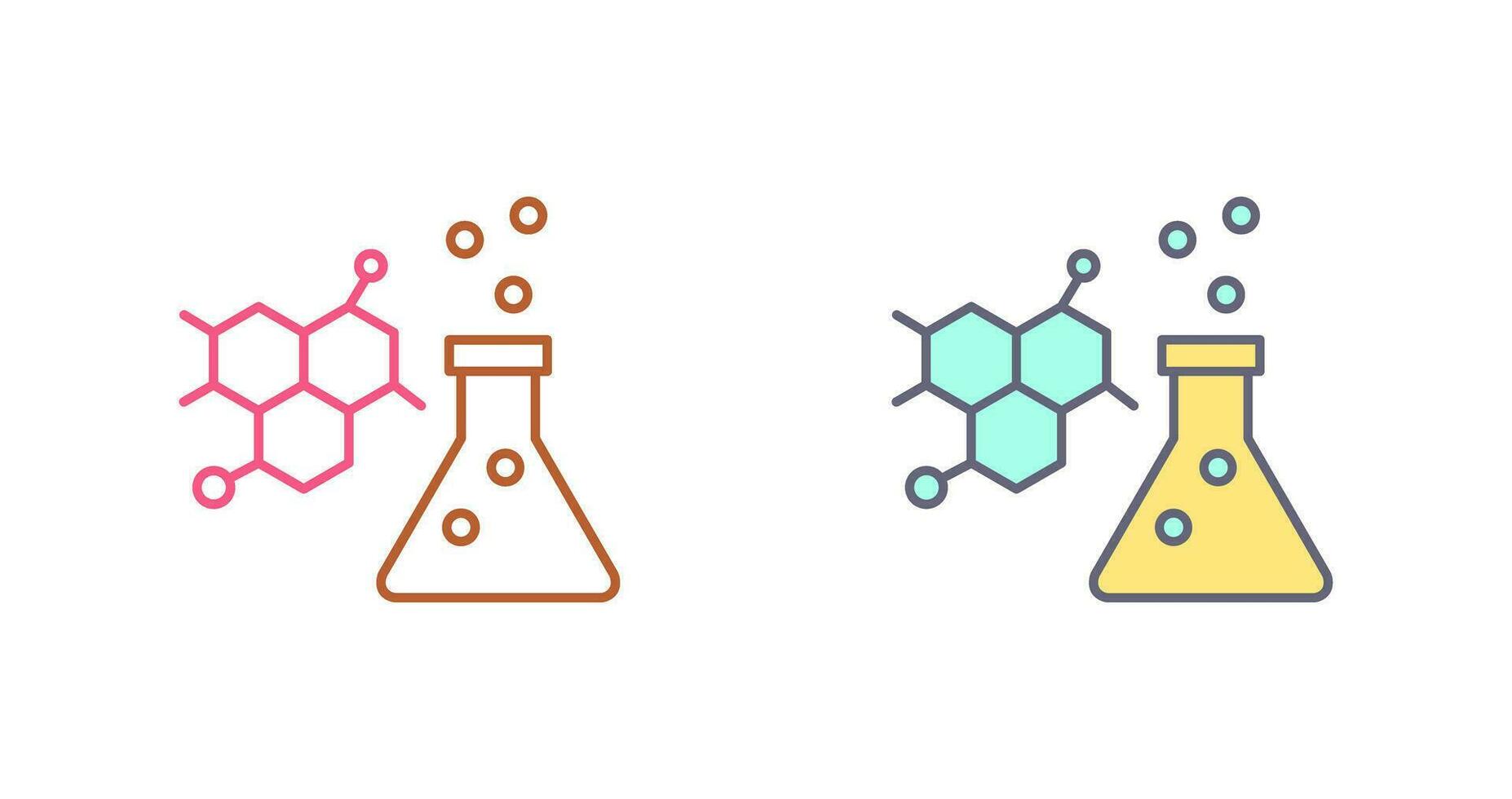 ícone de vetor de química