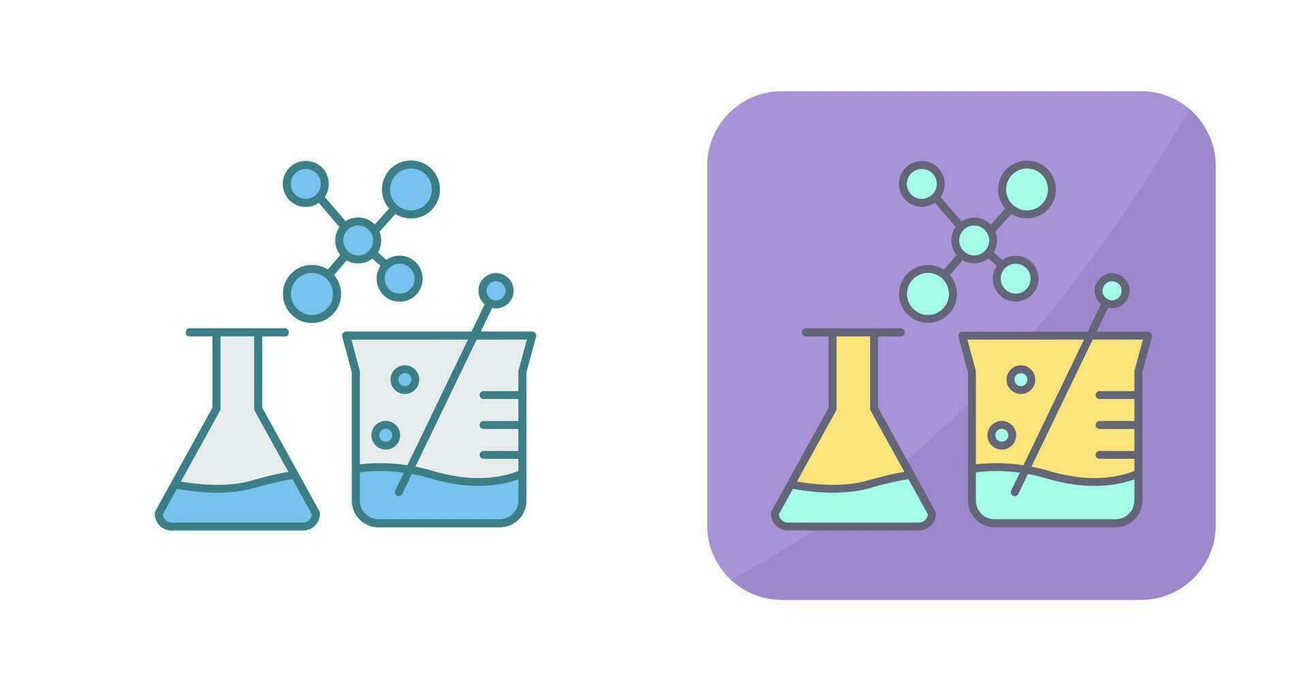 ícone de vetor de química