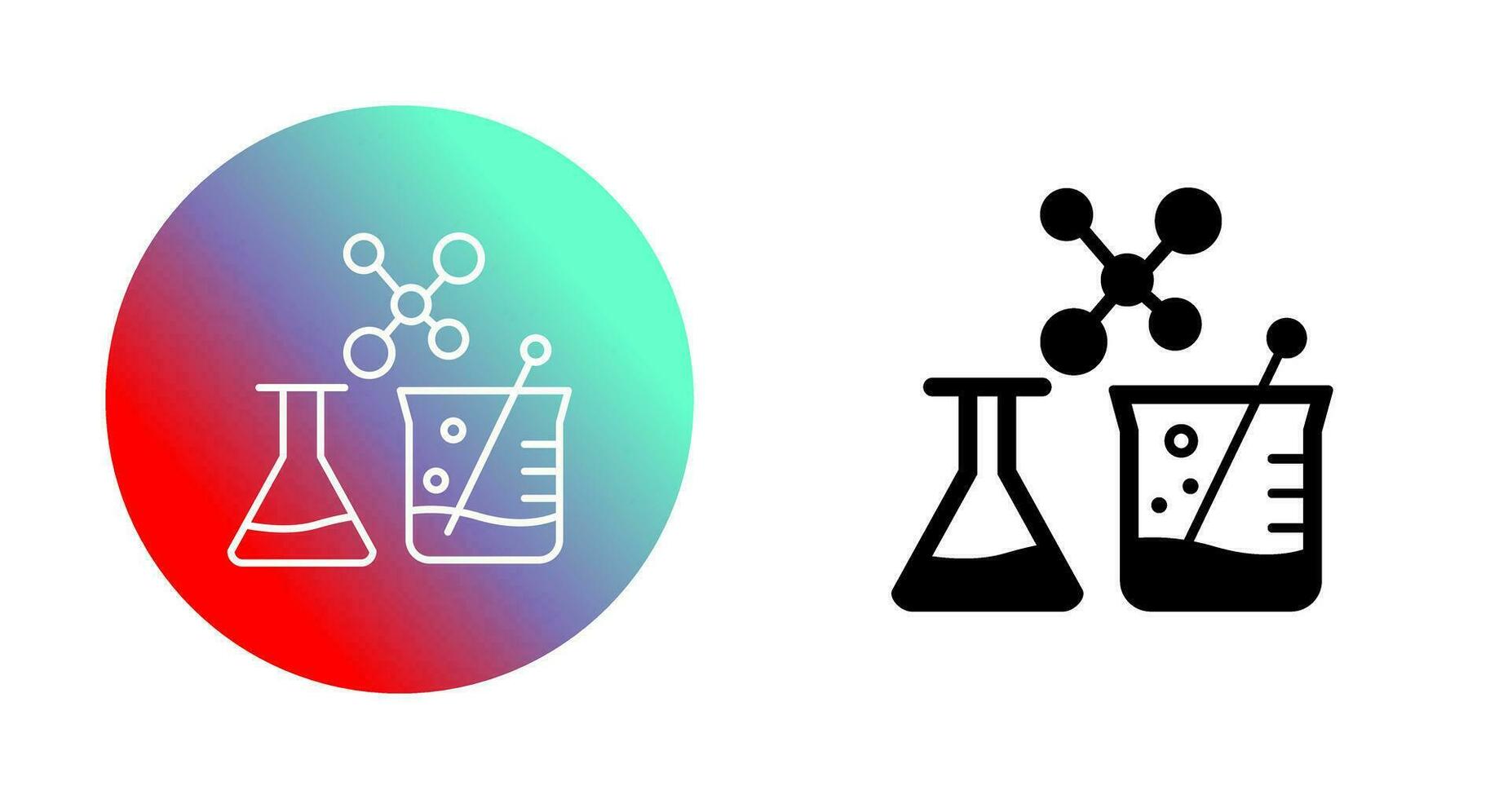 ícone de vetor de química