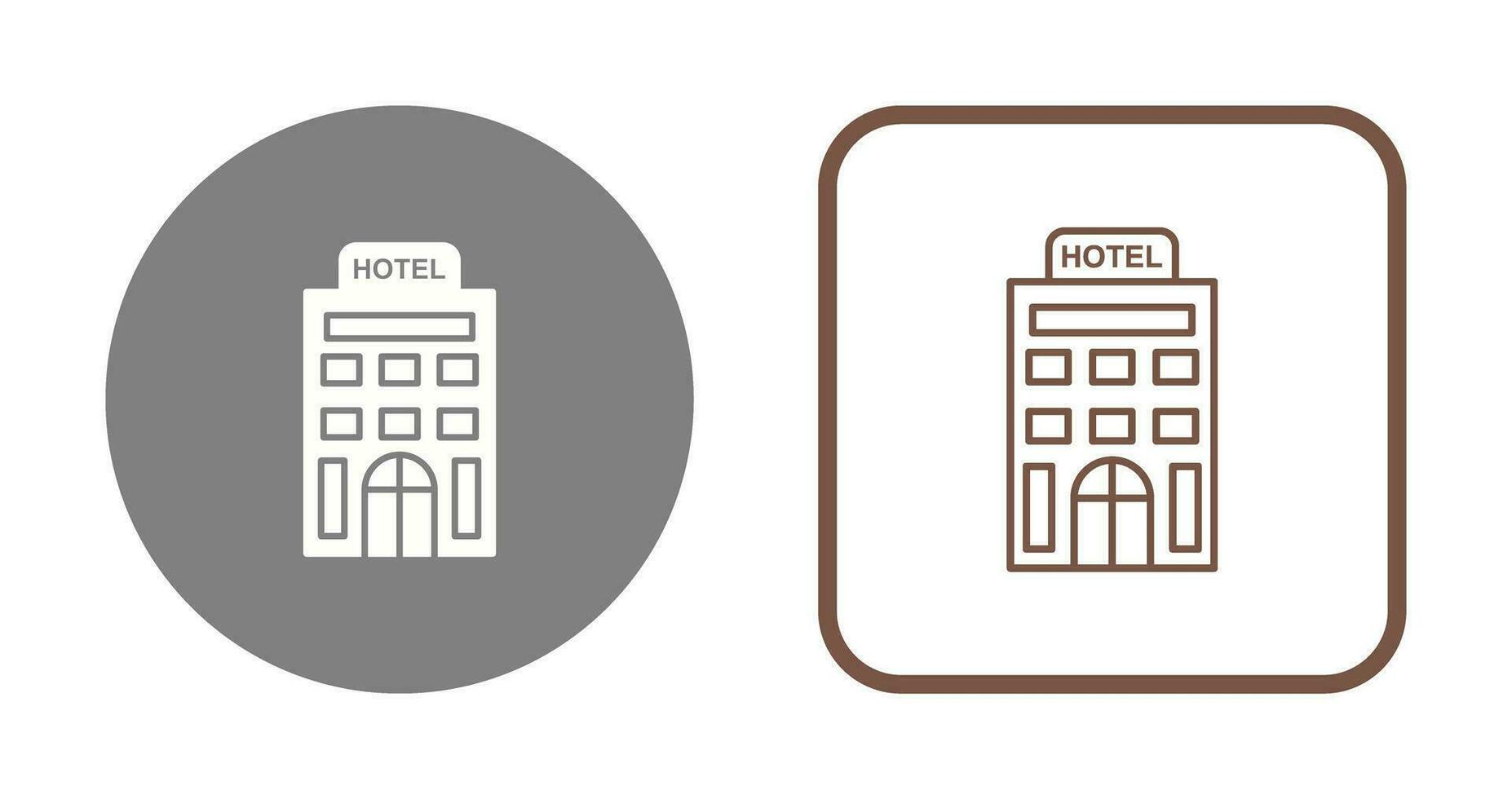ícone de vetor de hotel