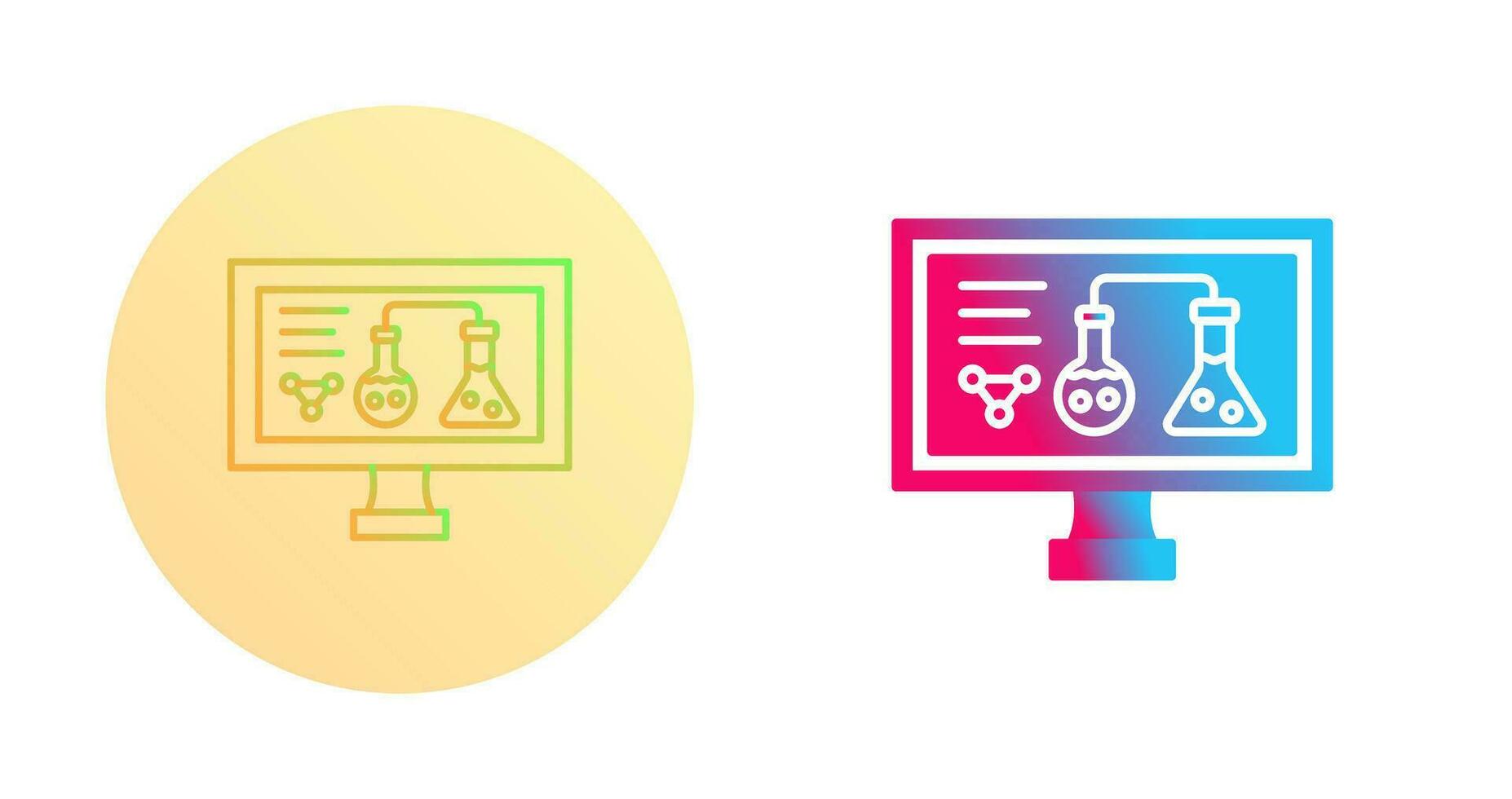 ícone de vetor de experimento