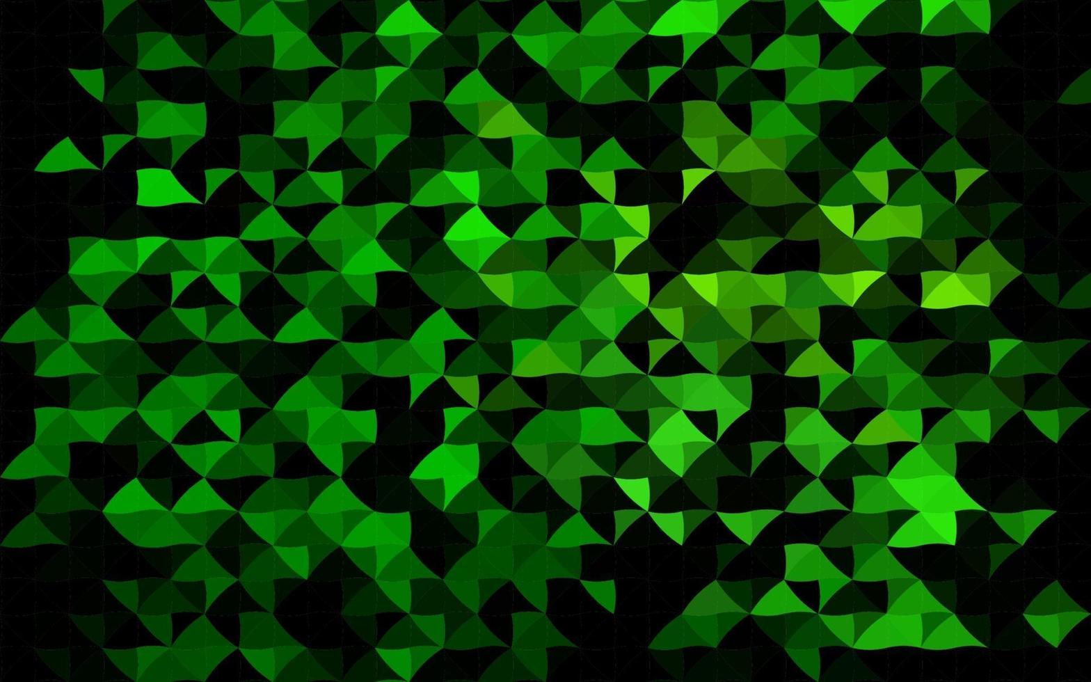 padrão de vetor verde escuro em estilo poligonal.