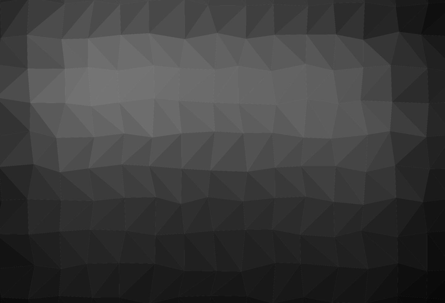 prata escura, textura poligonal abstrata de vetor cinza.