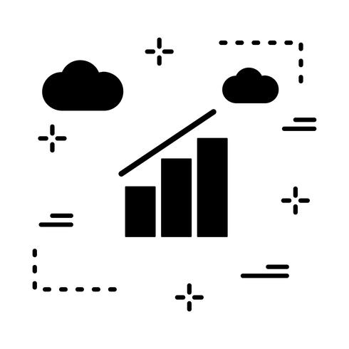 ícone de gráfico de vetor