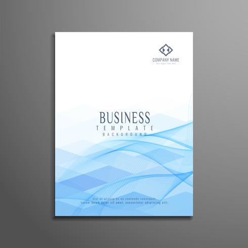 Brochura moderna de negócios abstrato colorido polígono vetor