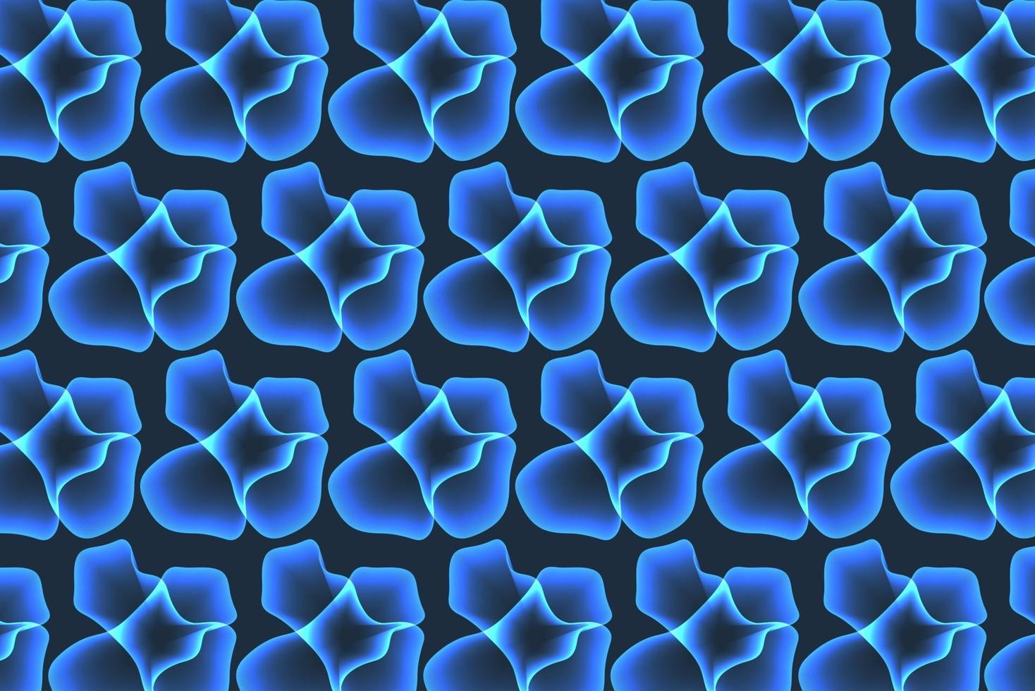 padrão abstrato azul repetir fundo transparente com brilho brilhante vetor