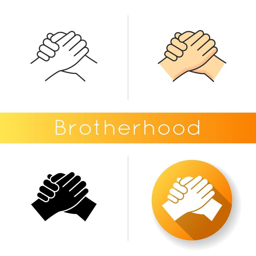ícone de vetor de fraternidade