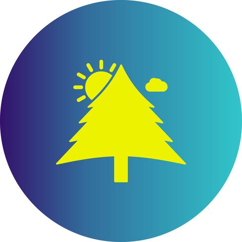 ícone de árvore de vetor