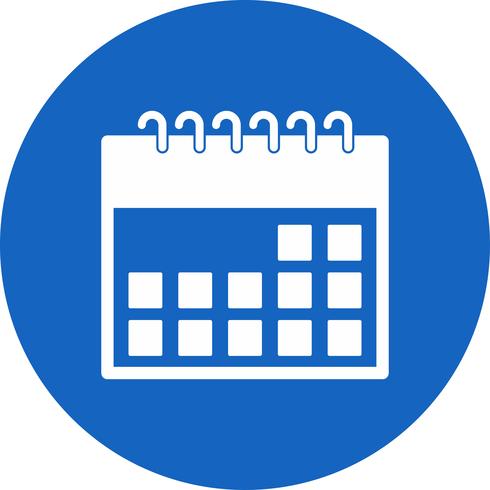 ícone de calendário de vetor