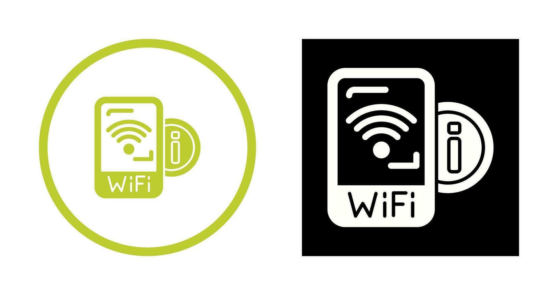 ícone de vetor de sinal wifi