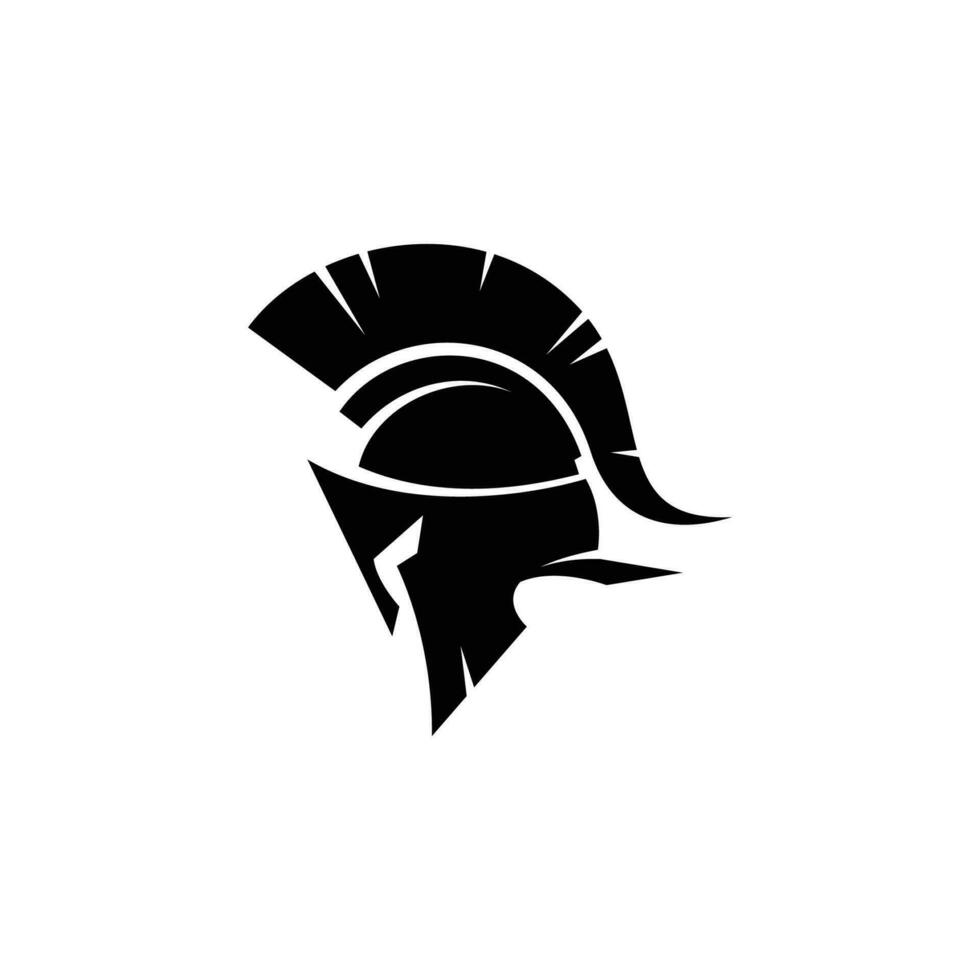 espartano capacete logotipo vetor ícone ilustração