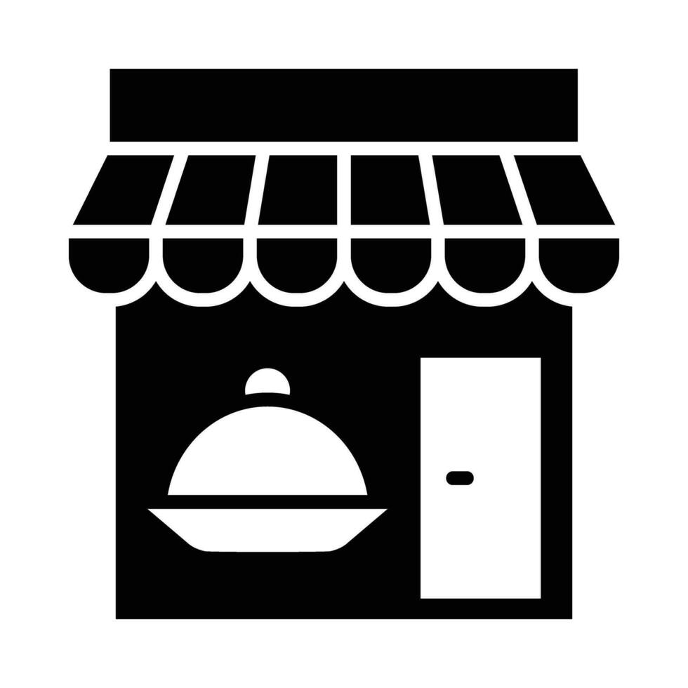 restaurante vetor glifo ícone para pessoal e comercial usar.