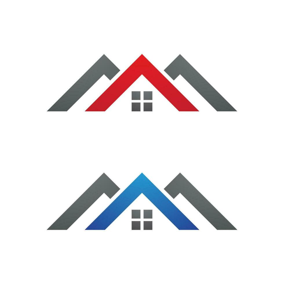 design de logotipo de propriedade e construção vetor