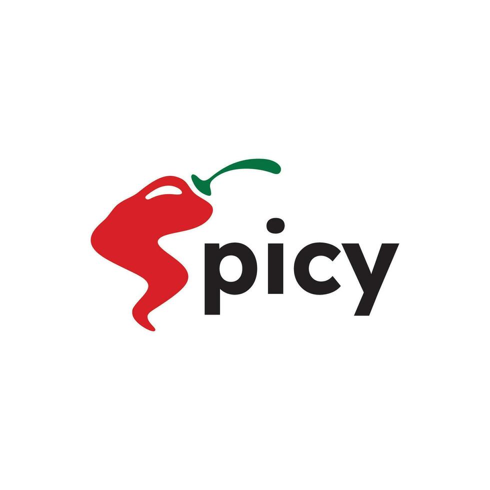 picante Pimenta logotipo vetor, vermelho Pimenta logotipo ícone modelo vetor