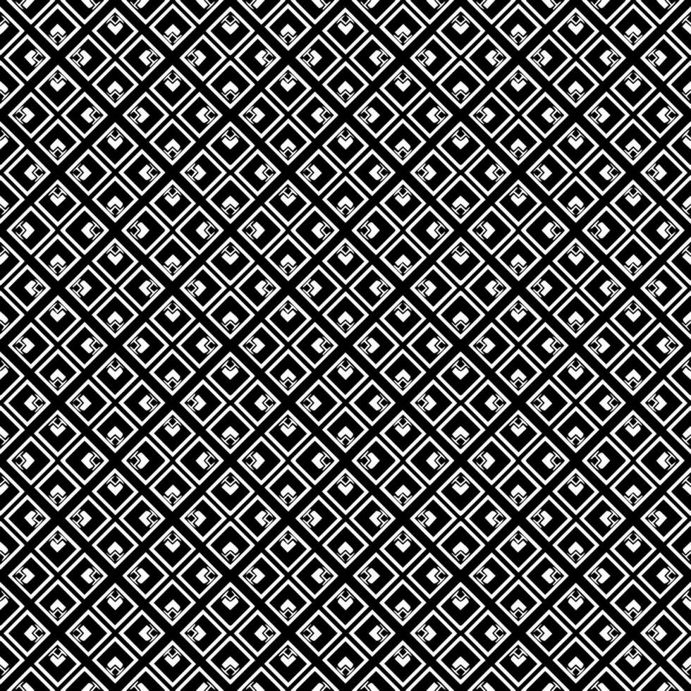 padrão abstrato sem emenda preto e branco. fundo e pano de fundo. design ornamental em tons de cinza. vetor