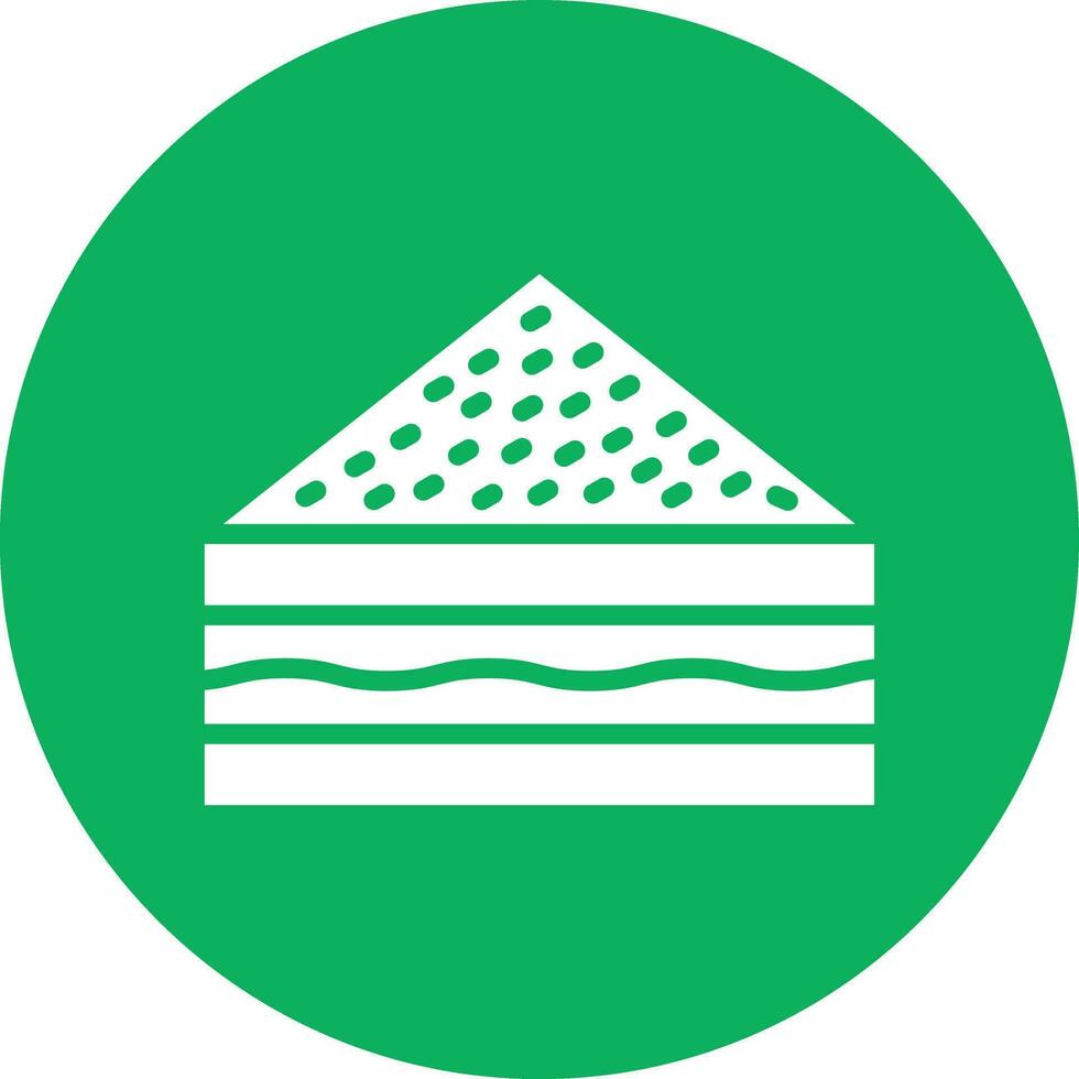 ilustração de design de ícone de vetor de sanduíche