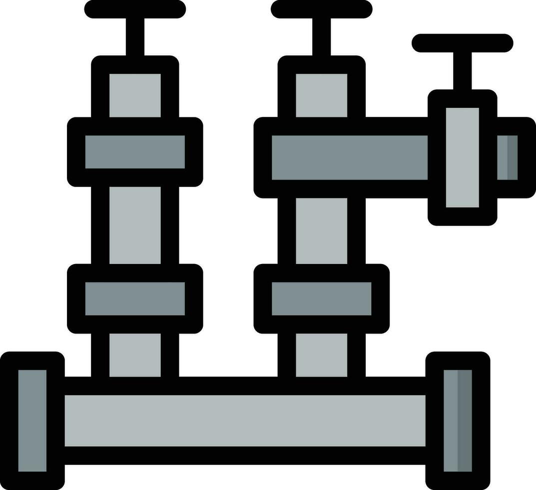 ilustração de design de ícone de vetor de tubo