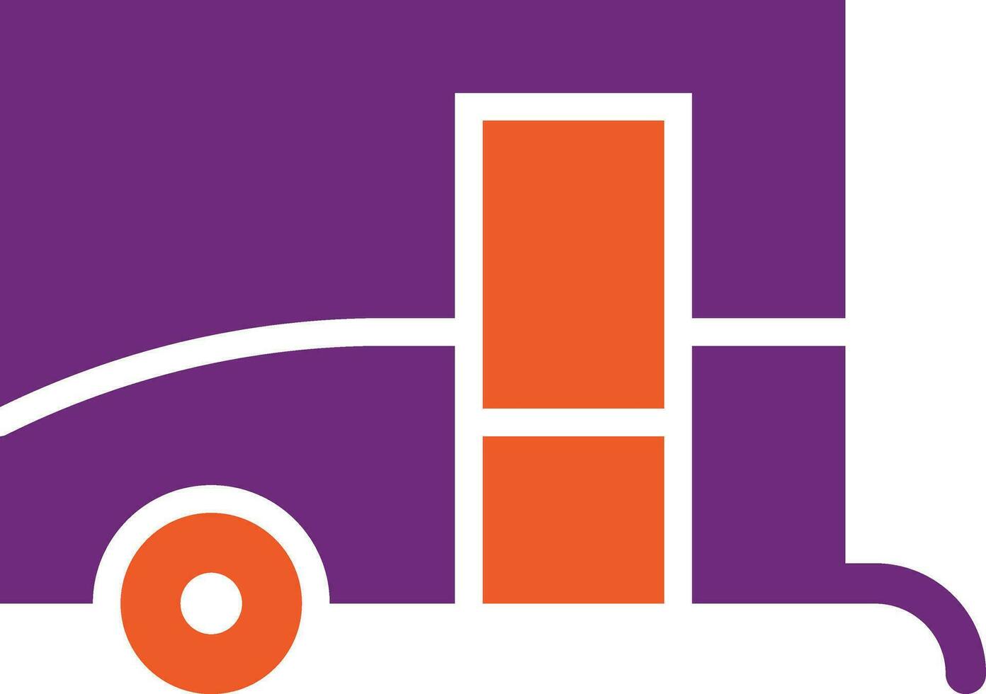 ilustração de design de ícone de vetor de caravana
