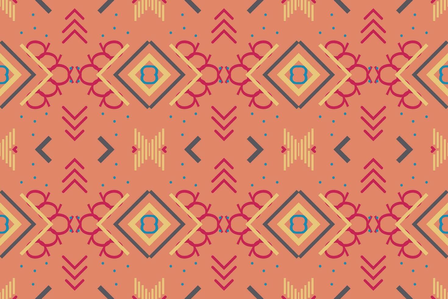 étnico padronizar fundo. tradicional estampado nativo americano arte isto é uma padronizar criada de combinando geométrico formas. crio lindo tecido padrões. Projeto para imprimir. vetor