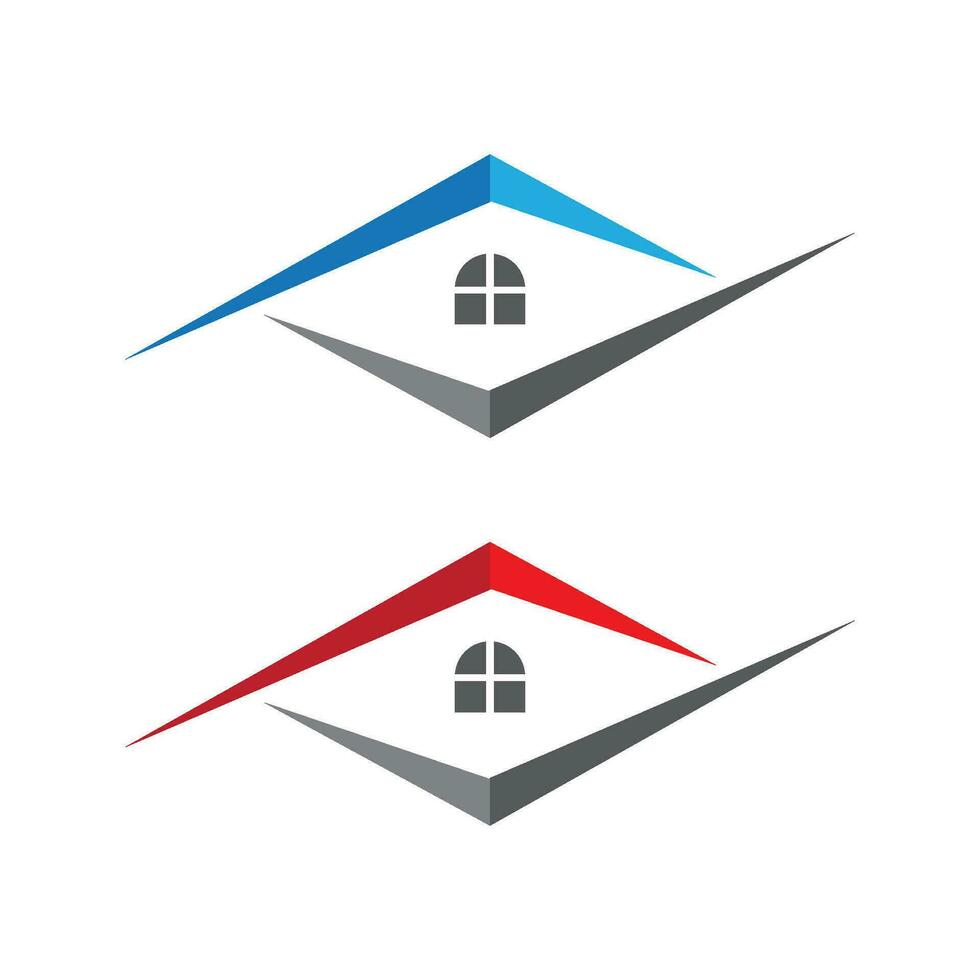 design de logotipo de propriedade e construção vetor