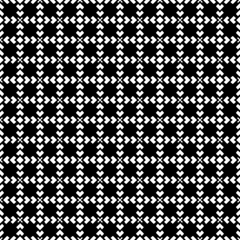 padrão abstrato sem emenda preto e branco. fundo e pano de fundo. design ornamental em tons de cinza. vetor