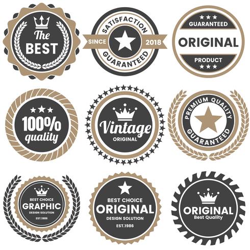 Vintage Retro Vector Logo para banner