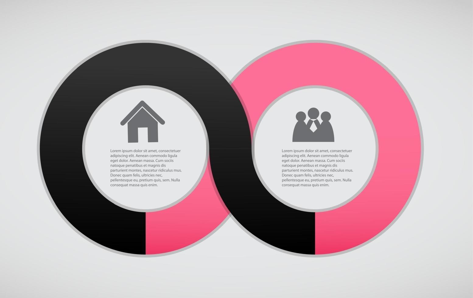 ilustração em vetor infográfico modelo de negócios