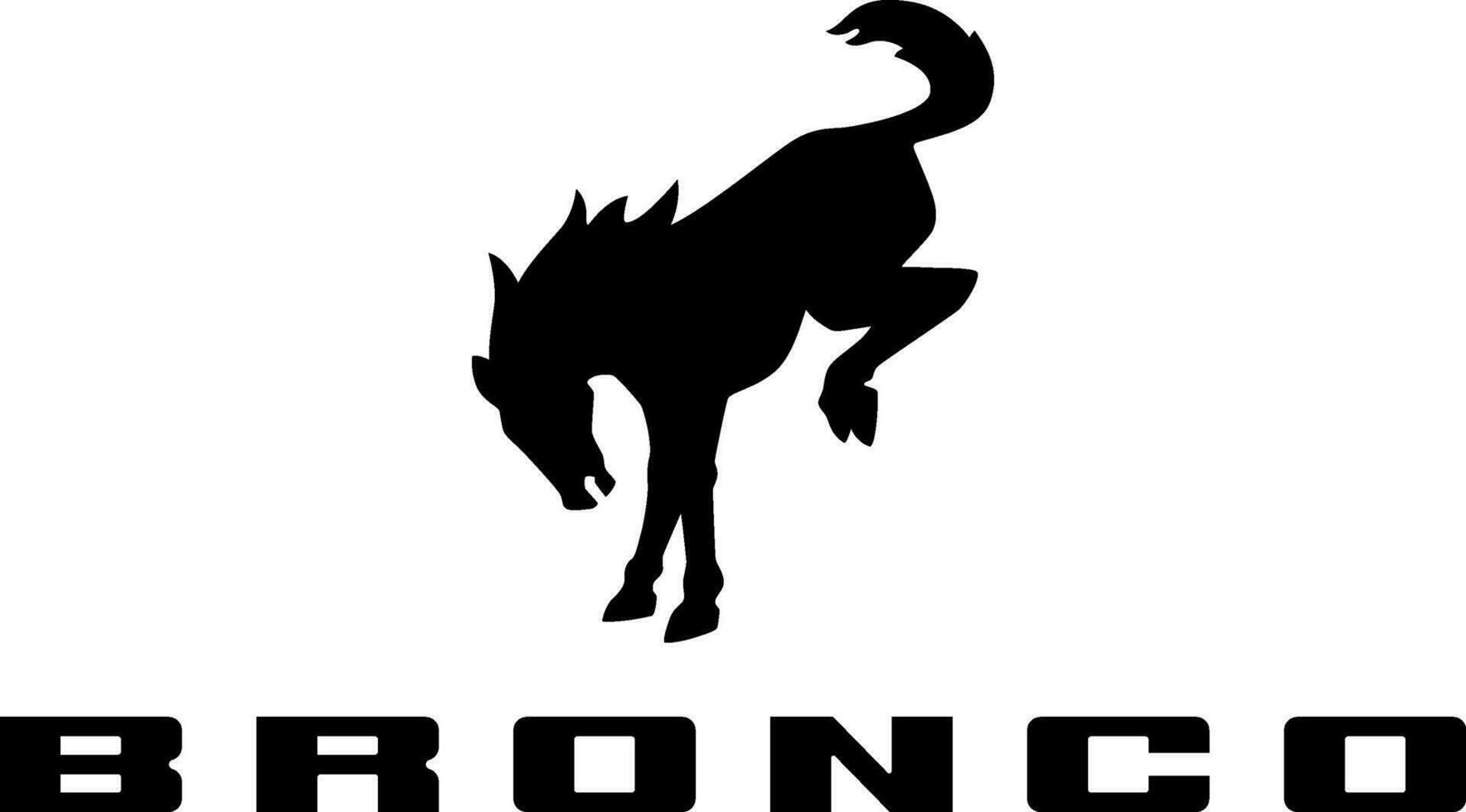 vau bronco logotipo vetor