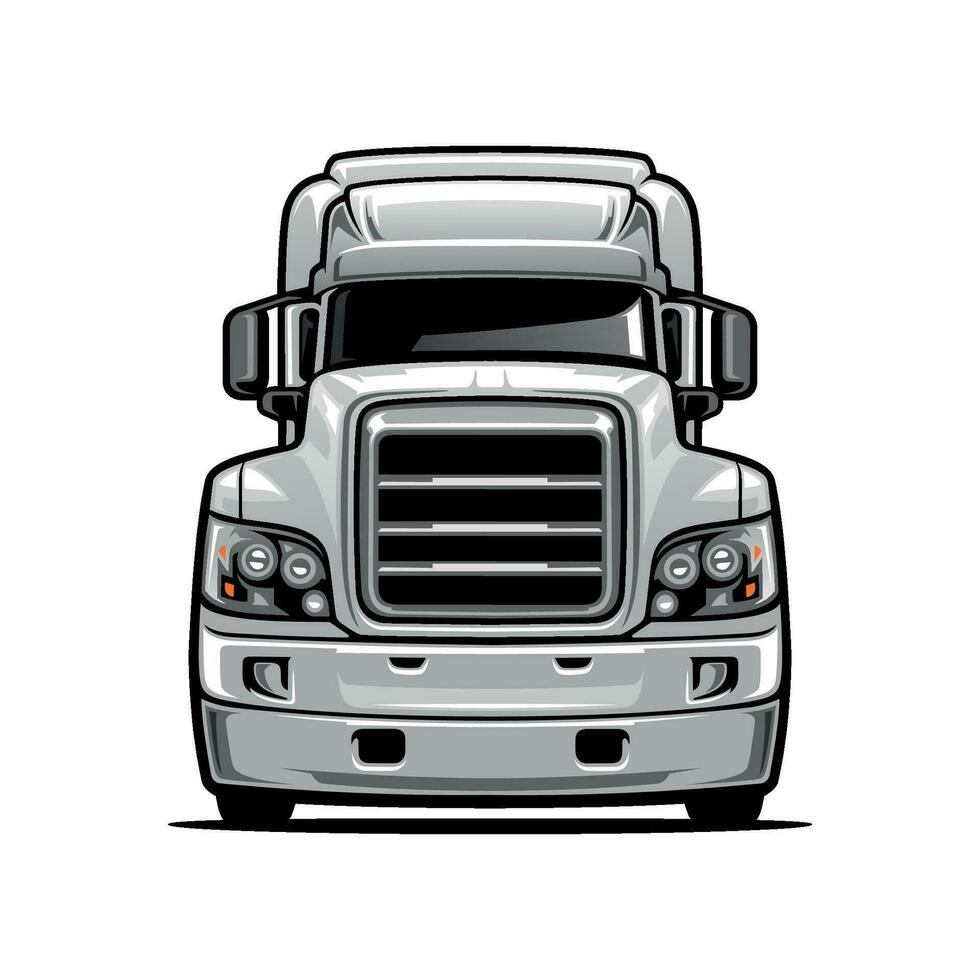 semi caminhão ilustração vetor