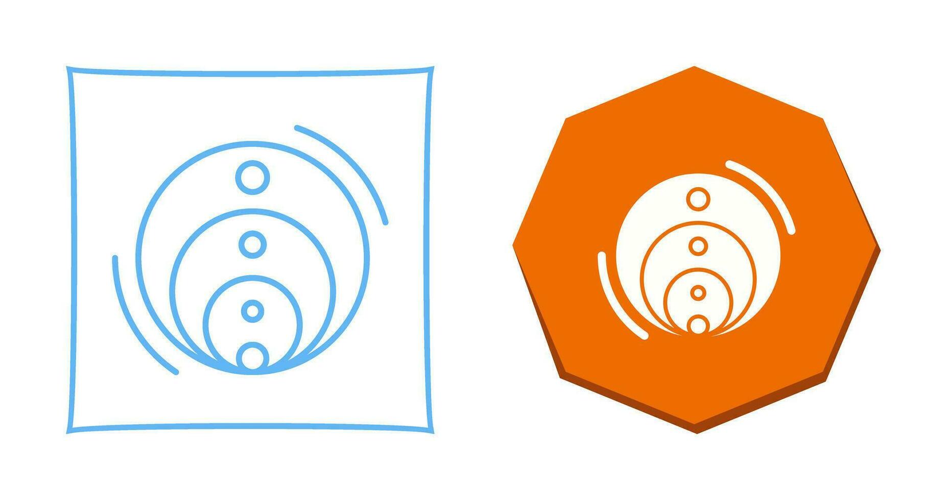 ícone do vetor do diagrama de venn