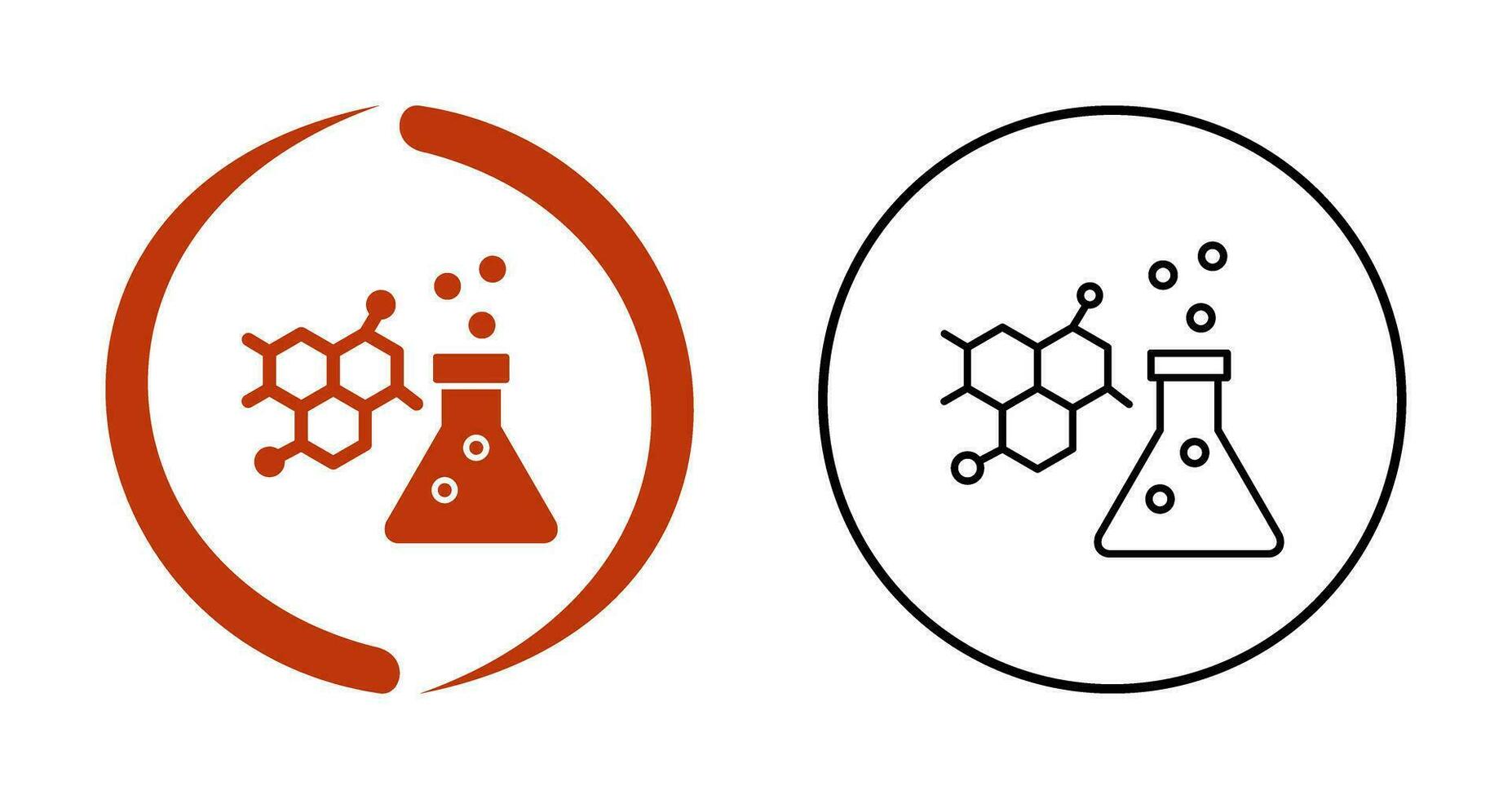 ícone de vetor de química