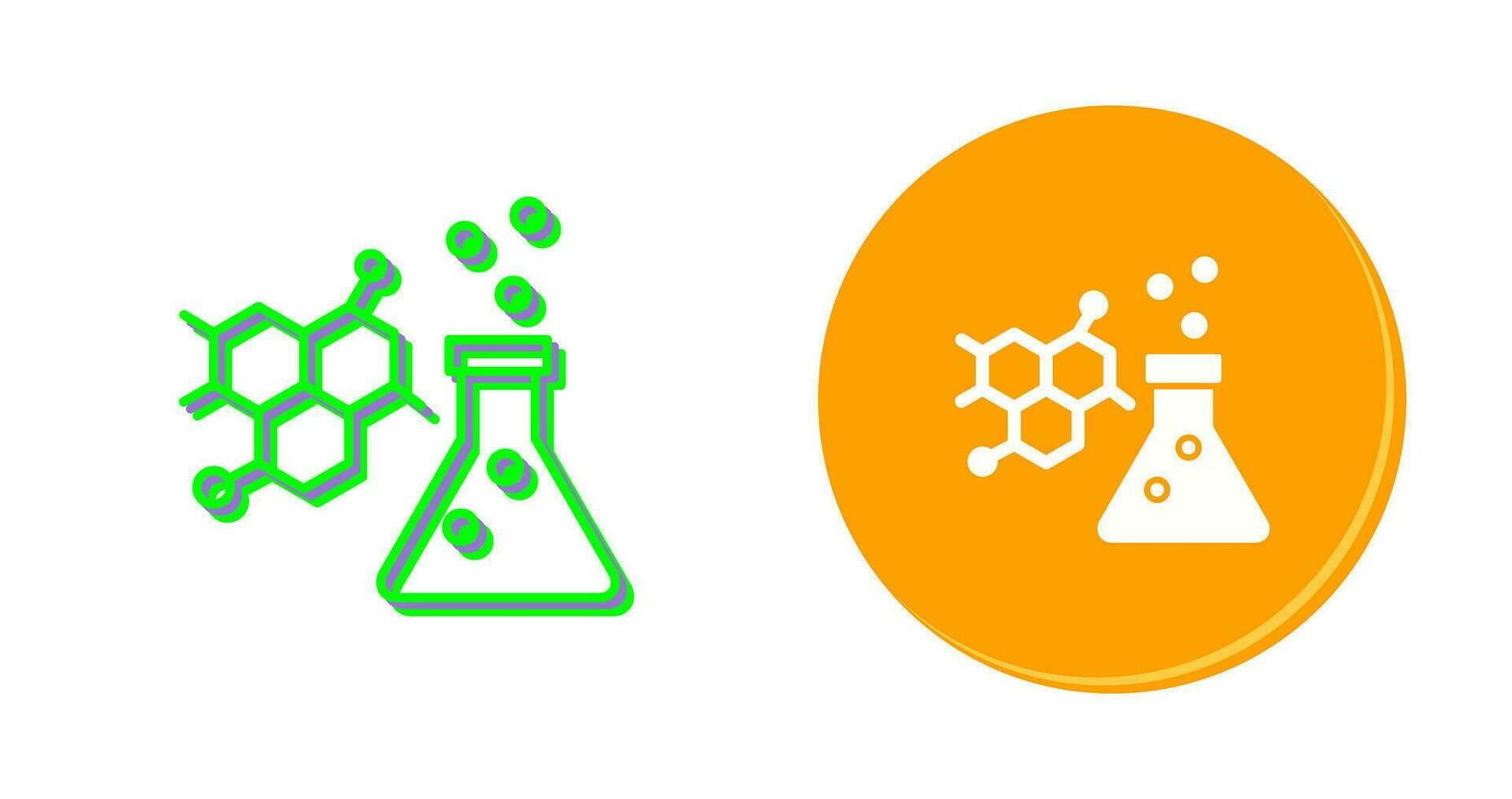 ícone de vetor de química