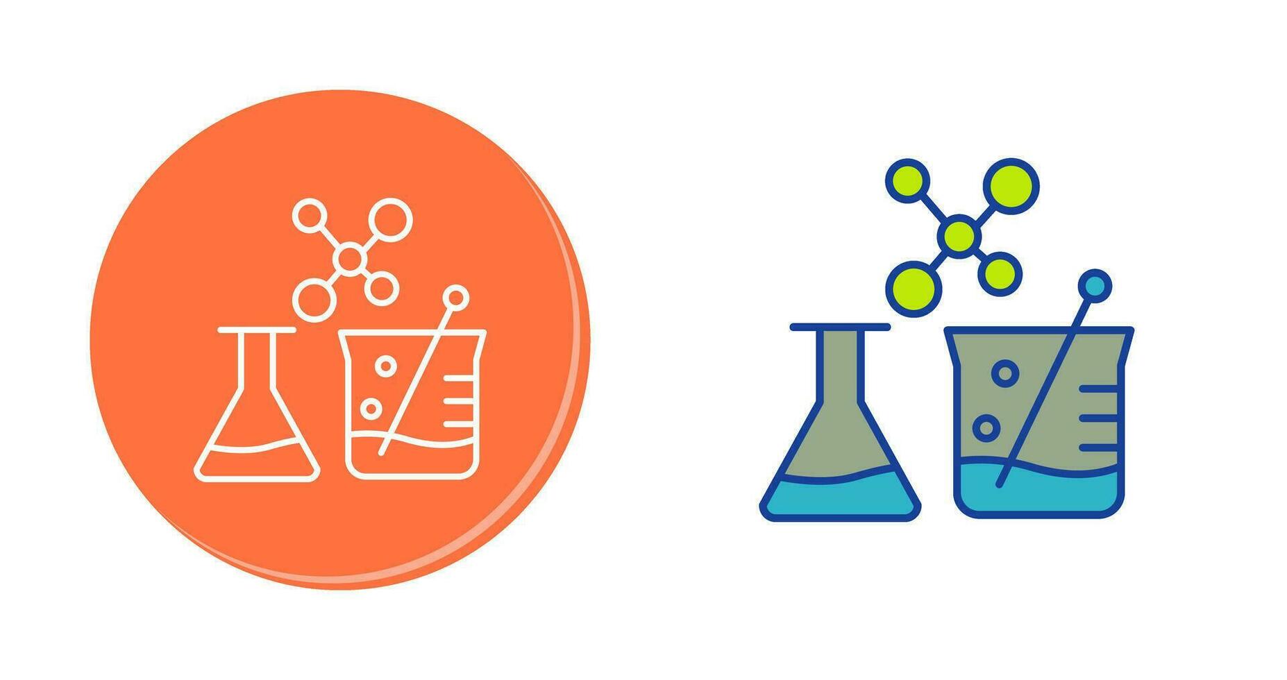 ícone de vetor de química