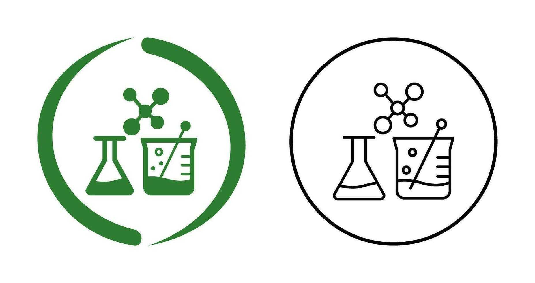 ícone de vetor de química