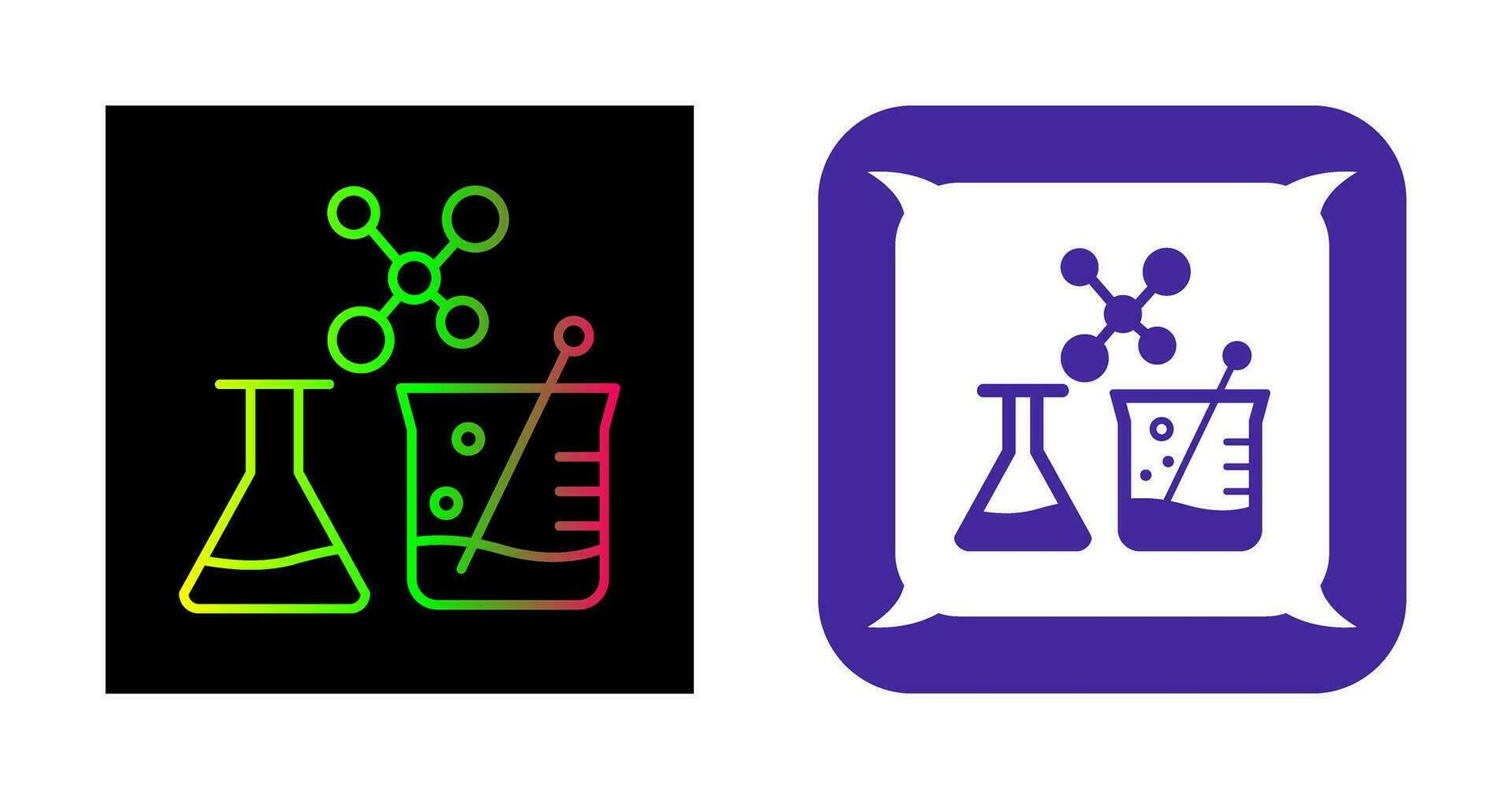 ícone de vetor de química