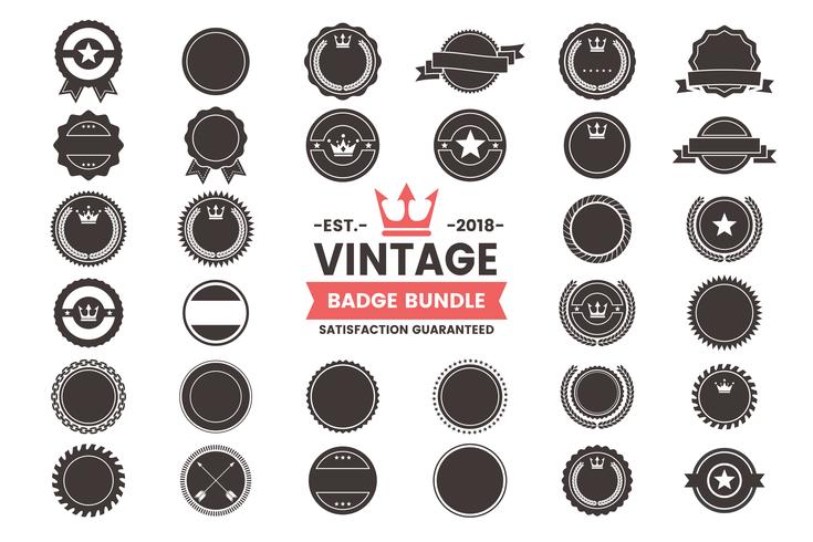 Vintage Retro Vector Logo para banner