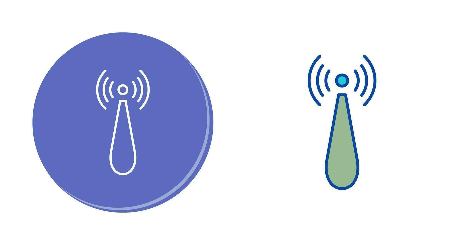 ícone de vetor de radiação não ionizante