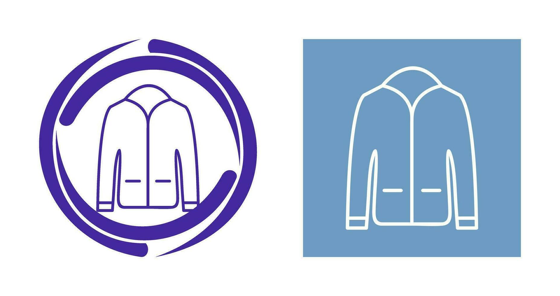 ícone de vetor de jaqueta masculina