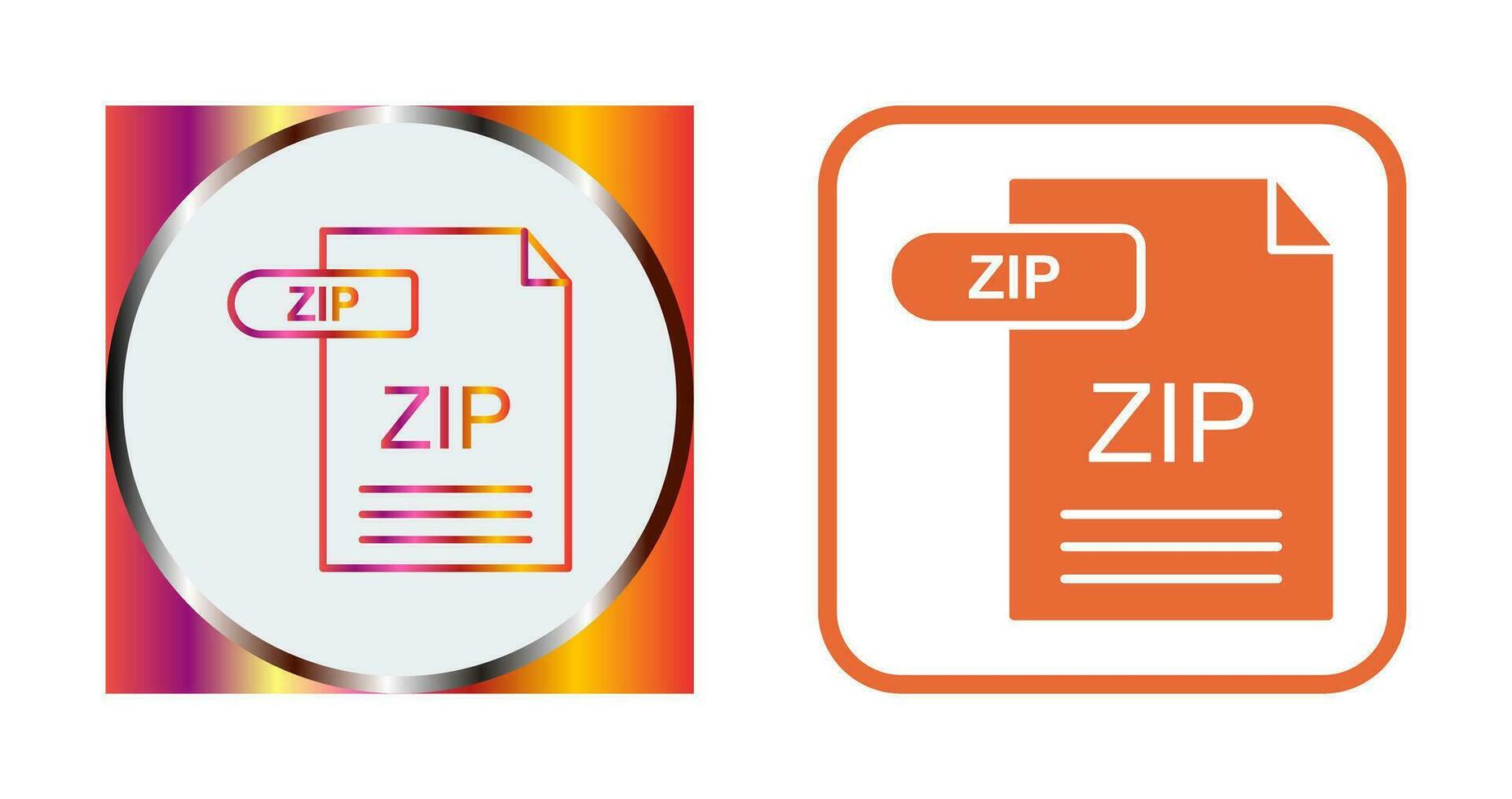 ícone de vetor zip