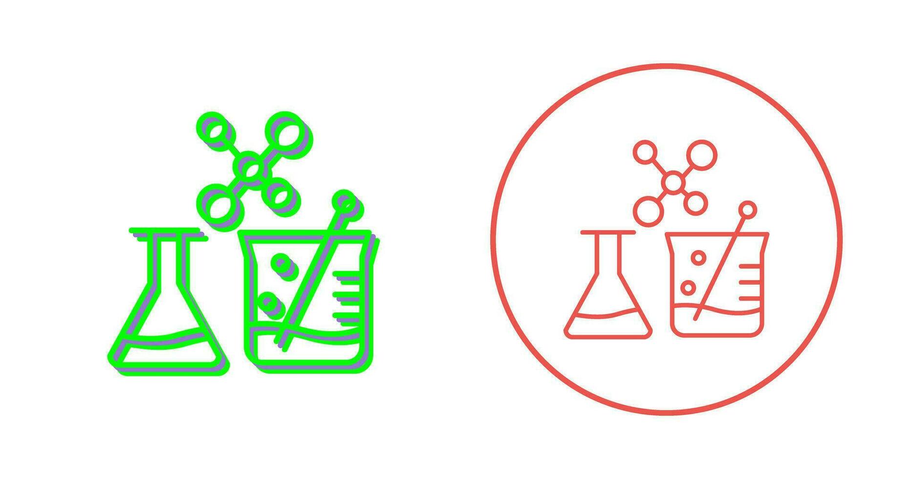 ícone de vetor de química